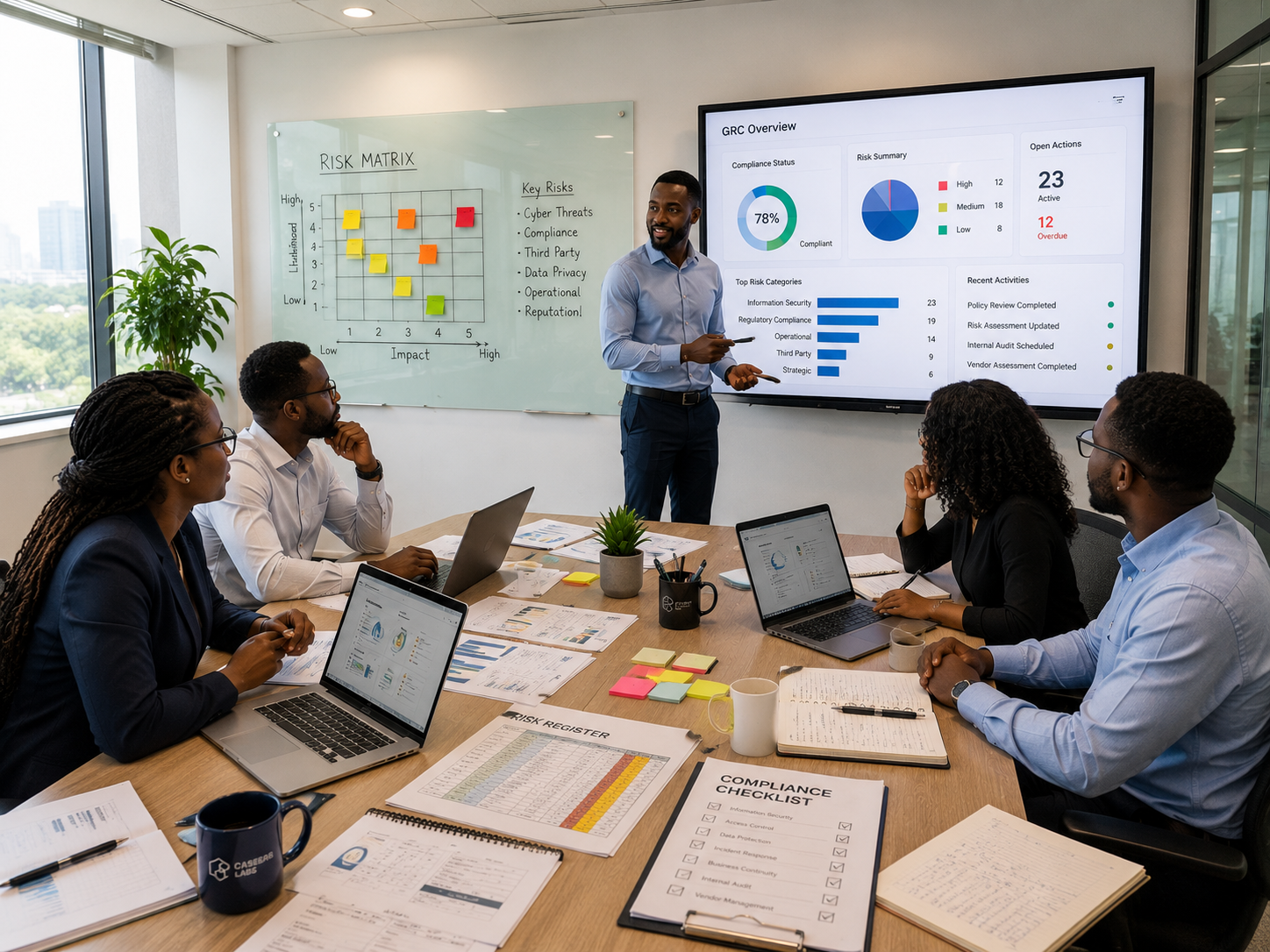 Executives in a meeting